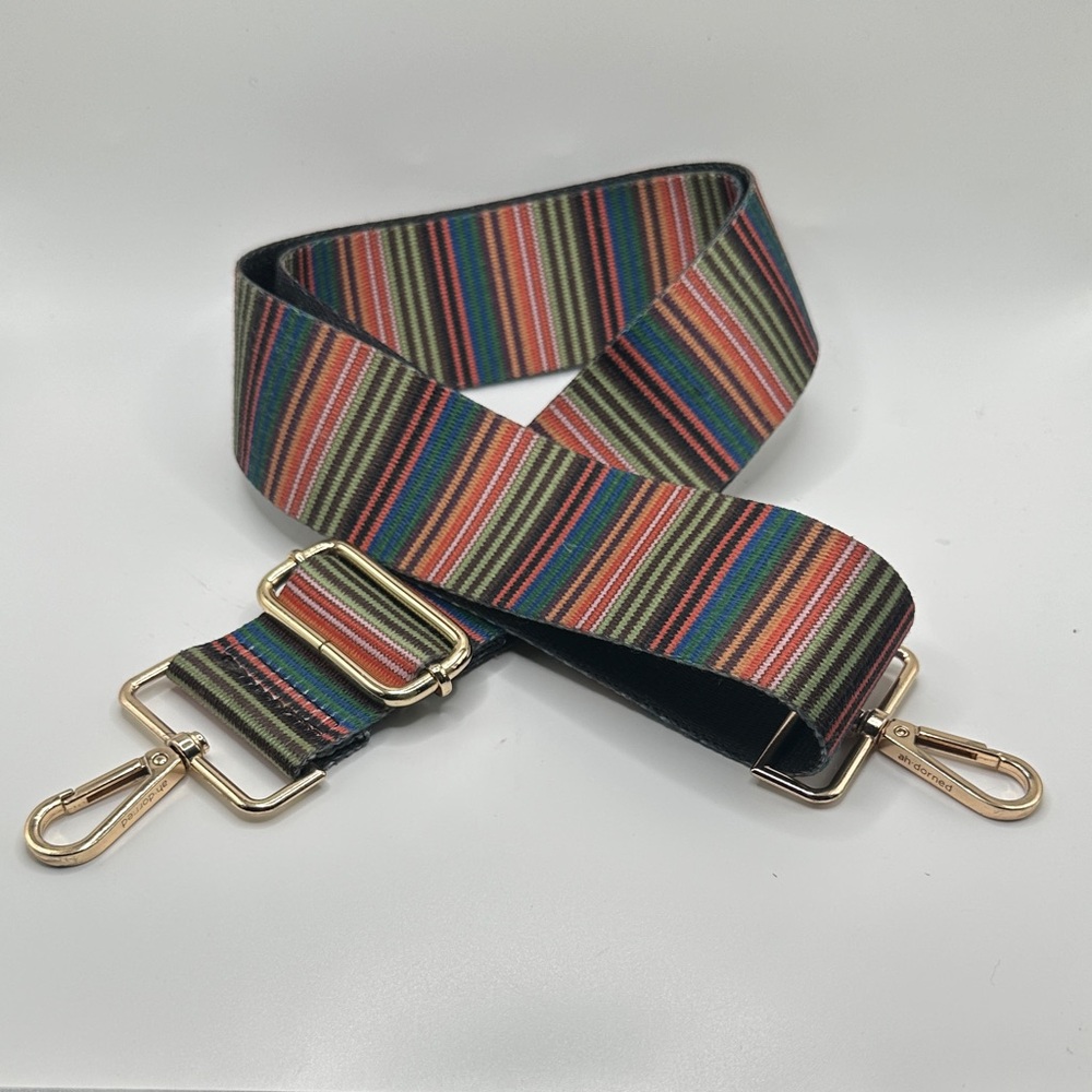 Striped Multicolor Bag Strap